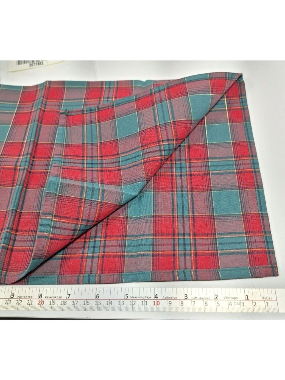 Longaberger Evergreen Plaid 4 Napkins 36" Square Tablecloth Set Open Package - Picture 14 of 16